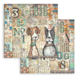 Stamperia Scrapbooking Pad 8"X8" 10/Pkg Furry Friends