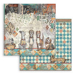 Stamperia Scrapbooking Pad 8"X8" 10/Pkg Furry Friends