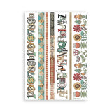 Stamperia A5 Washi Pad 8/Pkg Furry Friends