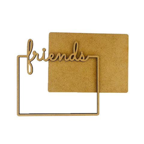 Stamperia Furry Friends Crafty Shapes Plate Friends