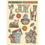 Stamperia Wooden Shapes A5 Furry Friends