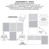 49 And Market Create-An-Album Foundation Inserts Assort 2 White
