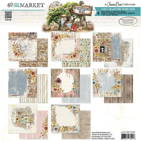 49 And Market Collection Pack 12"X12" Whispering Way