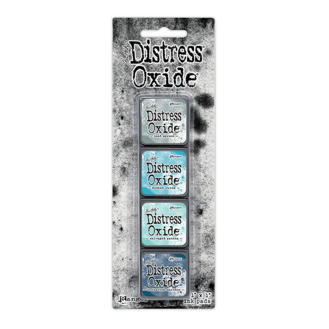 Tim Holtz Distress Mini Oxide Ink Pad Kit #16 Blues
