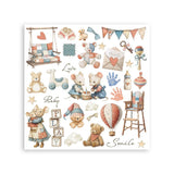 Stamperia Junk Journal, Journal And Rub-On Kit Baby