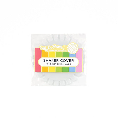 Waffle Flower Shaker Cover - 3" Flat Circle -10/pk