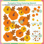 WAFFLE FLOWER X GALINA FILIPPENKO Pumpkin Time Coloring Stencil