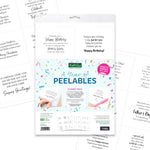 KATY SUE - Kanban Crafts A Year of Peelables, 72 stickers