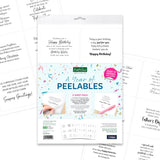 KATY SUE - Kanban Crafts A Year of Peelables, 72 stickers