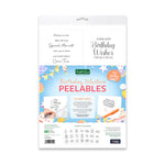 KATY SUE - Kanban Crafts Birthday Selection Peelables, 72 Stickers