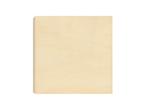 MultiCraft Wood Craft: 6"x6" DIY Art Panel Natural 0.7" Deep