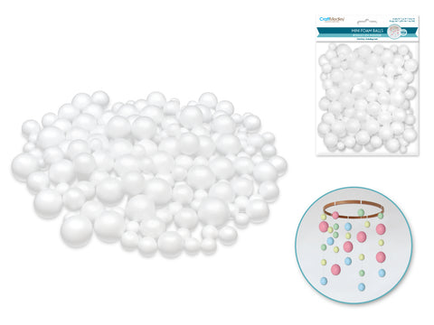 MultiCraft Polyfoam Mini Ball: Multi-Pack 3/8"(0.9cm)+9/16"(1.5cm)+3/4"(2cm) x140pc