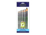 Color Factory - Artist Brush Set: 'Fierce' Art Set x7 Wood Handle Round