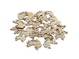 Craft Medley Wood Craft  3cm+4cm Laser-Cut Ornate Wood Shapes 24pc Tree Frog