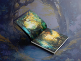 Scrapbook Resource Co – 7 x 6 Inches Paper Pad - The Enchanted Grove - Gilded Sapphire