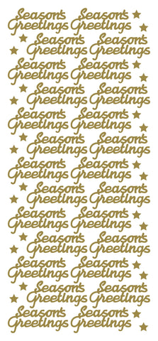 ECSTASY CRAFTS - Peel Off Stickers -Seasons Greetings
