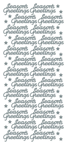 ECSTASY CRAFTS - Peel Off Stickers -Seasons Greetings