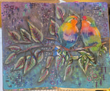 Art Journal Introduction - Friday, October 17, 2025 - Acrylic paints - English