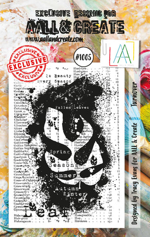 AALL & CREATE #1005 - A7 STAMP SET - TURNOVER