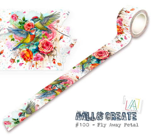 AALL and Create - Washi Tape - Fly Away Petal