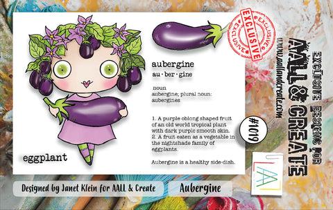 AALL and Create #1019 - A7 Stamp Set - Aubergine