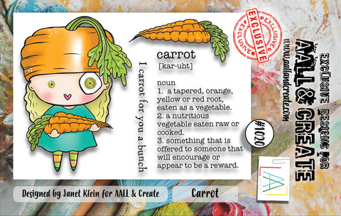 AALL and Create #1020 - A7 Stamp Set - Carrot