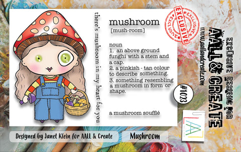 AALL and Create #1023 - A7 Stamp Set - Mushroom