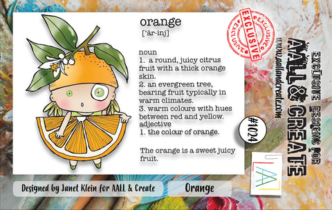 AALL and Create #1024 - A7 Stamp Set - Orange