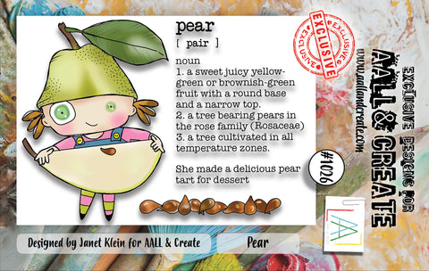 AALL and Create #1026 - A7 Stamp Set - Pear