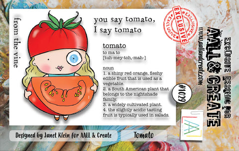 AALL and Create #1029 - A7 Stamp Set - Tomato