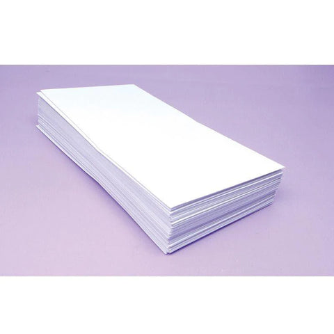 HUNKYDORY CRAFTS - Bright White 100gsm Envelopes -Size DL - Approx 50