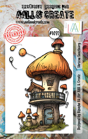 AALL and Create #1092 - A7 Stamp Set - Shroom Sanctuary