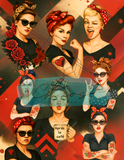 Le Chaos Créatif- album collage- Rebelles, rétro avec de l’attitude, vol. 1