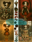 Le Chaos Créatif- album collage- Fêlées, rapiécées, mais pas cassées
