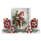 Katy Sue Die Cut Decoupage – Robin On Spade (Pack Of 3)