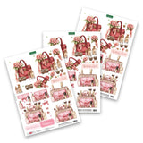Katy Sue Die Cut Decoupage – Blush & Bloom Beauty Bag (pack of 3)
