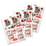 Katy Sue Die Cut Decoupage – Scarlet Chic (pack of 3)