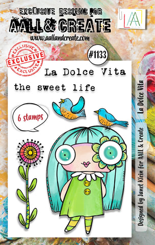AALL and Create - A7 Stamp Set - La Dolce Vita #1133