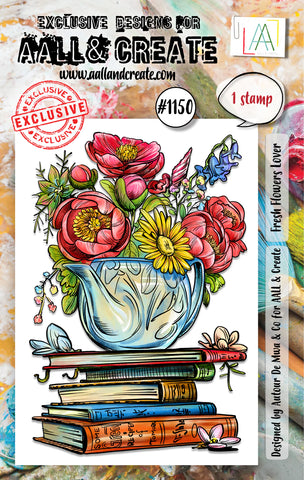 AALL and Create - A7 Stamp Set - Fresh Flowers Lover #1150