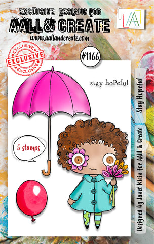 AALL and Create - A7 Stamp Set 1166 -Stay Hopeful