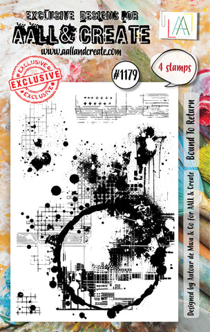 AALL & Create A7 Stamp Set - Bound To Return #1179