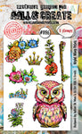 AALL & Create  A6 Stamp Set - Night Wing Petals #1196