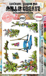 AALL & Create  A6 Stamp Set - Swing Garden #1197