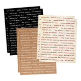 Cosmic Shimmer Sentiment Snippets - Words to Treasure