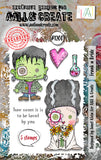 AALL & Create -A7 Stamp Set - Frank n Bride #1200