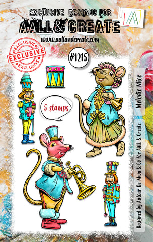 AALL and Create - A7 Stamp Set - Melodic Mice