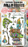 AALL & Create A6 Stamp Set -La Maison De Abs #1235