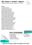 Le Chaos Créatif- phrases et pochoirs-Duo inspirer