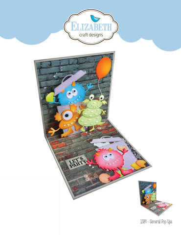 Elizabeth Craft Metal Die -General Pop Ups