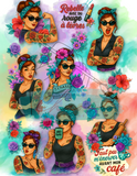 Le Chaos Créatif- album collage- Rebelles, rétro avec de l’attitude, vol. 1